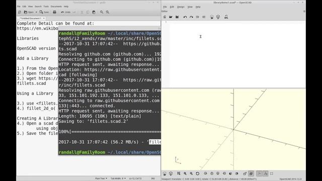 OpenSCAD - Using Libraries for better code re-use.