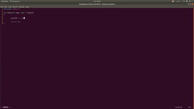 Compile and run a C program in Linux Terminal