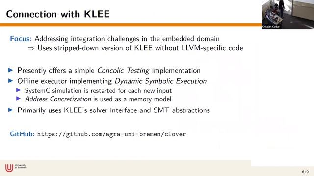 Symbolic Execution for RISC-V Embedded Software Using SystemC Peripheral Models
