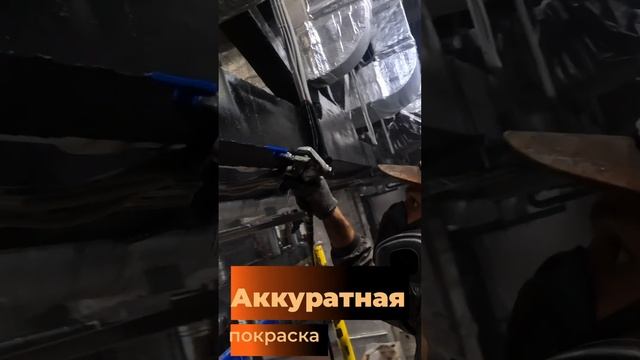 Обзор объекта 1200 м2 | Покраска инженерных комуникаций и помещения колбасного завода