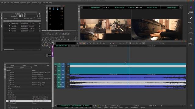 47. Мультикамера в Avid Media Composer  Учим Avid за 3 дня 