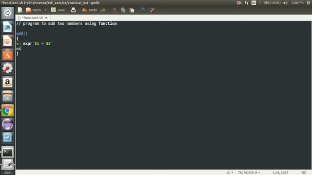 shell/bash program to add numbers using a function | shell program to add two numbers | shell linux