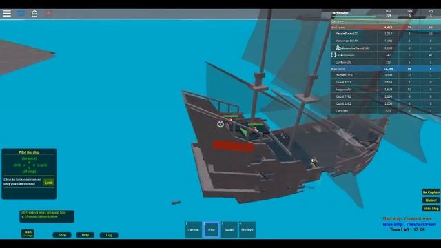 Roblox Game - Galleons: Queen Annes Revenge VS The Black Pearl смотреть онлайн