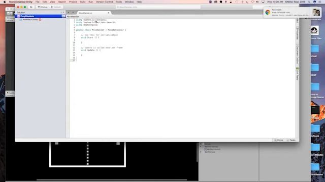 Unity Code Introduction in Monodevelop 2017