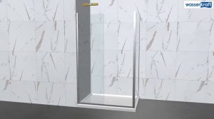 Видеоинструкция по монтажу душевых уголков WasserKRAFT Main 41S.