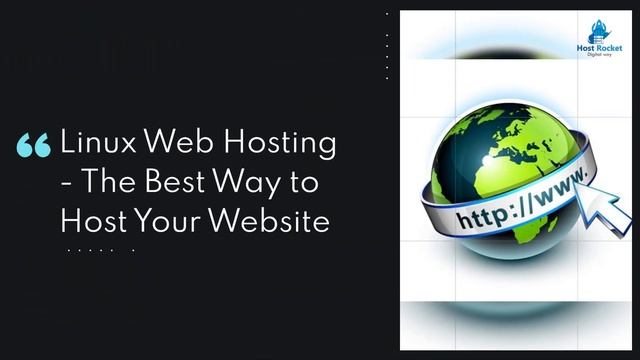 Linux Web Hosting | Linux web server | Host Rocket Hosting
