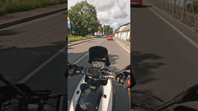 Прогулка по Калининграду на мотоцикле #bmwgsadventure  #kaliningrad #shorts #bikelife #motovlog