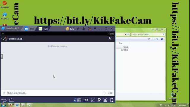 How To Send Fake Live Camera Pictures on Kik Messenger ?