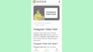 İnstagram Video İndirme (İos & Android) Programsız!