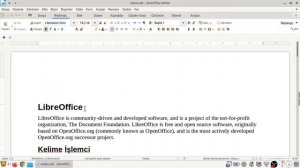 6- LibreOffice Writer: Başlık Biçemleri, İçindekiler Sayfası, index ve Şekiller Tablosu Oluşturma