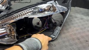 Ford Torneo Custom - замена линз, диодные Expression Drive