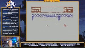 Sprite Castle Plays Defender & Clones (Commodore 64)