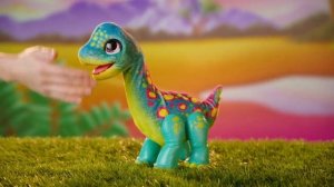 Интерактивная мягкая игрушка FurReal Friends Малыш Динозавр бирюзовый