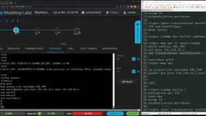 GRE over IPSec tunnel - Cisco CML CCNP Security