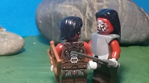 Лего Анимация: Орки против хоббита,/ Lego stop motion: Orcs vs Hobbit
