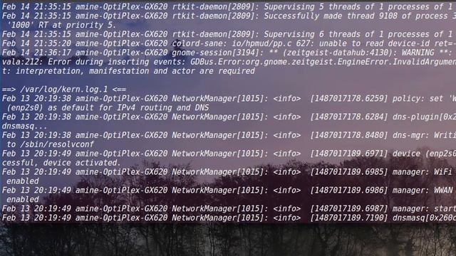 Linux tail and multitail commands