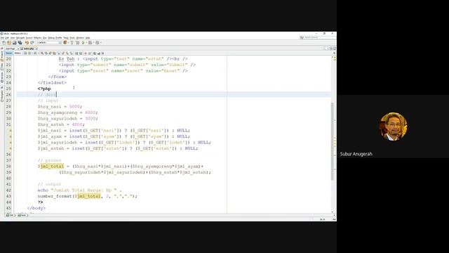Dasar Pemrograman Web | Form Input dan Database Connection