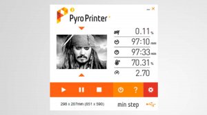 Установка программы Пиропринтер X