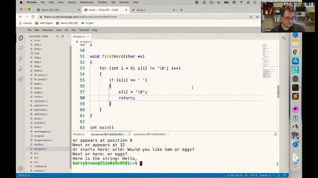 C Programming: String functions