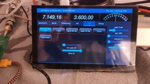 Raspberri Pi & radioberry trancever using LVGL GUI