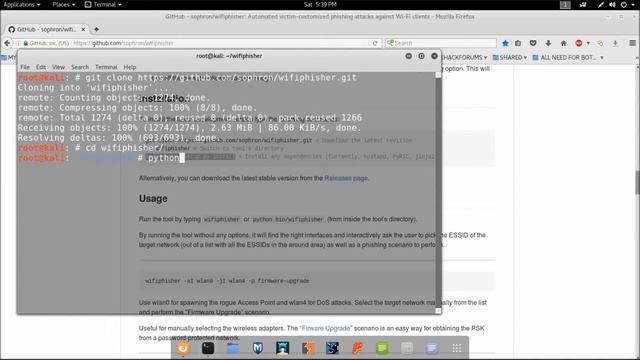 Install WiFi Social Engineering tool in Kali Linux