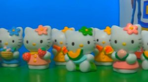 30 surprise eggs with toys HELLO KITTY and LPS!