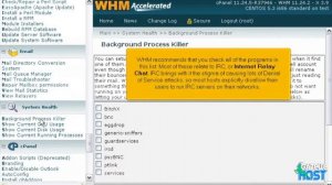 Background process killer in WHM - Hosting Reseller Course - gazellehost.com/reseller