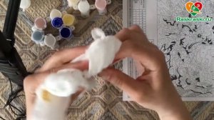 Как смешать цвета для раскраски по номерам Dimensions Пропорция 50/50.