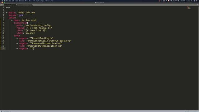#4. Ansible playbooks (ssh hardening)
