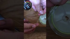 Как быстро связать две лески между собой