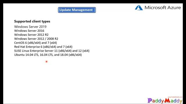 Update Management With Azure Automation Overview