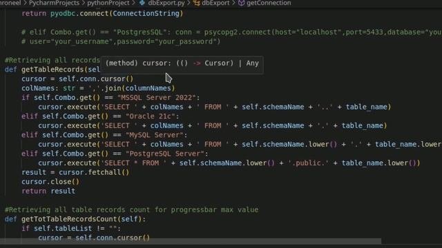 Export MSSQL, Oracle, MySQL Postgres Data To Excel And CSV Using Python