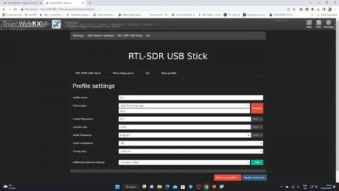 Setting up Openwebrx +