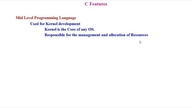 04 C Features in Telugu | C Programming Introduction | C Programming | C for Beginners | C made eas