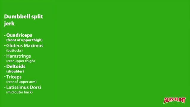 Dumbbell Split Jerk смотреть онлайн