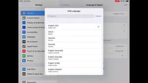 Hik-Connect change language / skift sprog iOS