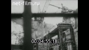 Киножурнал посвящен строительству и пуску Саяно-Шушенской ГЭС