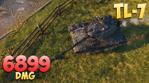 TL-7 - 4 Фрагов 6.8K Урона - Бледный! - Мир Танков