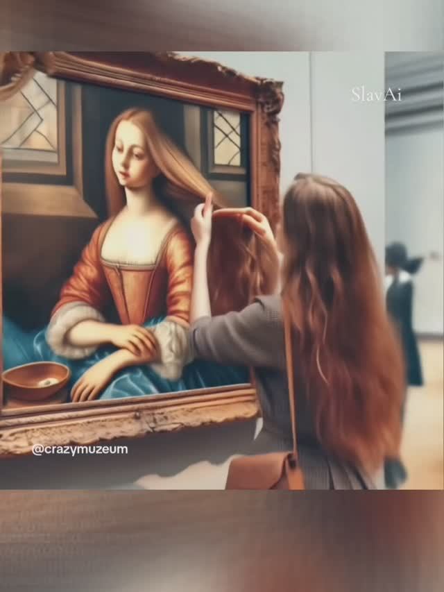 Crazy AI museum Wurttemberguche Sonate #GlennGould #bach CPE смотреть онлайн