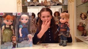 Куклы Disney Animators Collections. Холодное сердце. Frozen. Anna, Kristoff, Elsa. Gulnas Gulnaz.