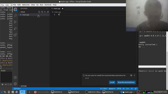 AntiX Linux Install g++ and Write C++ Hello World