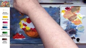 Яркий букет хризантем. Как нарисовать цветы АКРИЛ! Мастер-класс ДЕМО