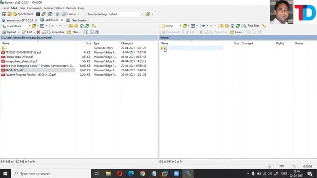 vsftpd, (very secure FTP daemon) in Linux