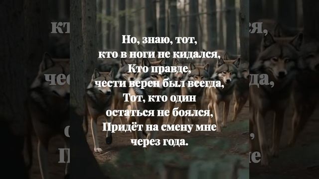"Иду на вы! В глазах не ждите страха! Бросаю вызов подлости и лжи..."