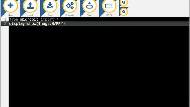 MicroPython native editor for the micro:bit
