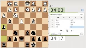 Защита Мароци, Гамбит де Смета (Marozy Defense, de Smet Gambit)