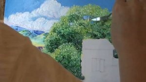 Масло и мастихин. Пишем маки мастихином! Картина на холсте.