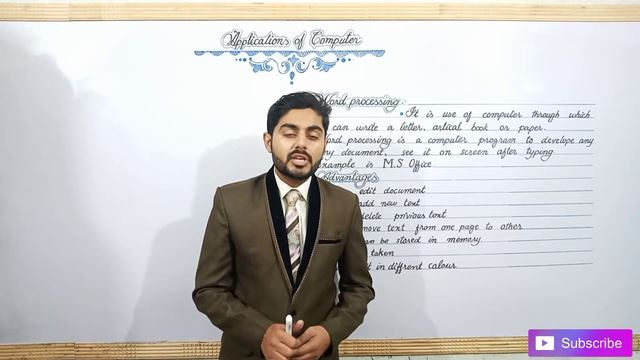 Applications of computer class 10 | word processing class 10 | data management class 10 | Physics