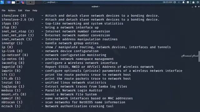 apropos Tutorial for beginners in  kali linux
