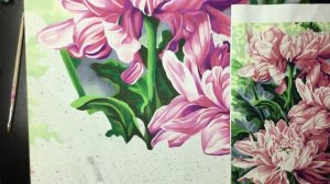 Раскрашиваем картину по номерам МОСФА "Астры" 9 ЧАСТЬ в прямом эфире! Рисовать просто! Раскраски